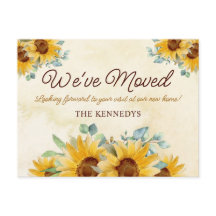 Rustige Waterverf Zonnebloem Nieuwe Thuisbeweging