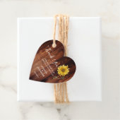 Rustige waterverf zonnebloembruiloft bedankt bedankjes labels (In situ)