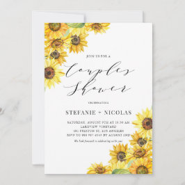 Rustige Waterverf zonnebloemen — Koeschower Kaart