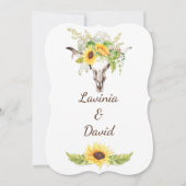 Rustige Waterverf Zonnebloemen Lange Reuzenkuil Kaart (Voorkant)