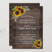 Rustige Waterverf Zonnebloemen PARTIJ Kaart (Voorkant / Achterkant)