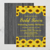 Rustige Waterverf zonnebloemen Vrijgezellenfeest Kaart (Voorkant / Achterkant)