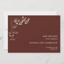 Rustige weddenschap met Gypsophila Save The Date