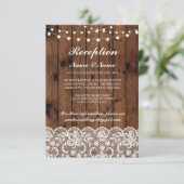 Rustige weddenschappen Kaarten met houtafels (Staand voorkant)