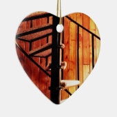 Rustige werveltrap op Cabin Keramisch Ornament (Rechts)