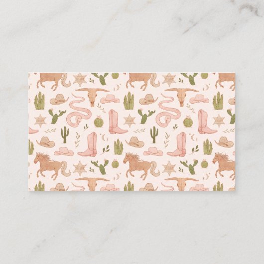 Rustige Western Bruiloft Borrel Recept Verzoek Informatiekaartje (Achterkant)