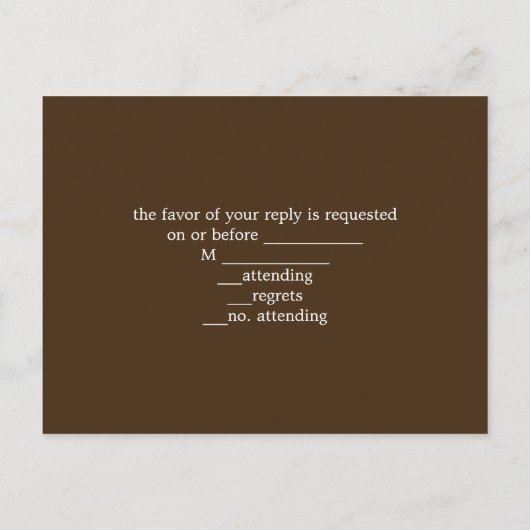 rustige western land boerderij oude barnsteenbruil uitnodiging briefkaart (Achterkant)