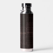 Rustige Westerne bruine beige Old Bull Skull Monog Waterfles (Rechts)