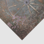 Rustige Westerne  bruine grauwe wiel Tissuepapier (Detail)