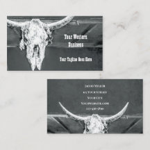 Rustige Westerne Charcoal Gray White Bull Koe