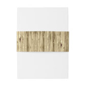 Rustige westerne cowboy wilde westbruiloft uitnodigingen wikkel (Achterkant Voorbeeld)