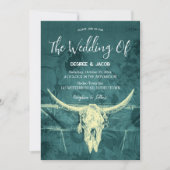 Rustige Westerne Donkere Blauwgroen zonnebloemen B Kaart (Voorkant)