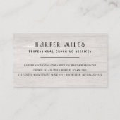  rustige westerne grooming visitekaartje (Achterkant)