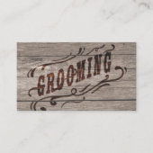  rustige westerne grooming visitekaartje (Voorkant)