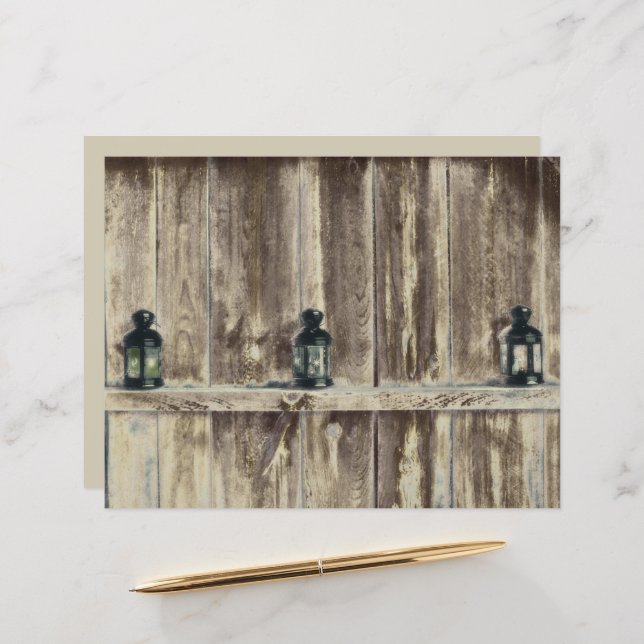 Rustige Westerne landschoorstenen (Voorkant / Achterkant in situ)