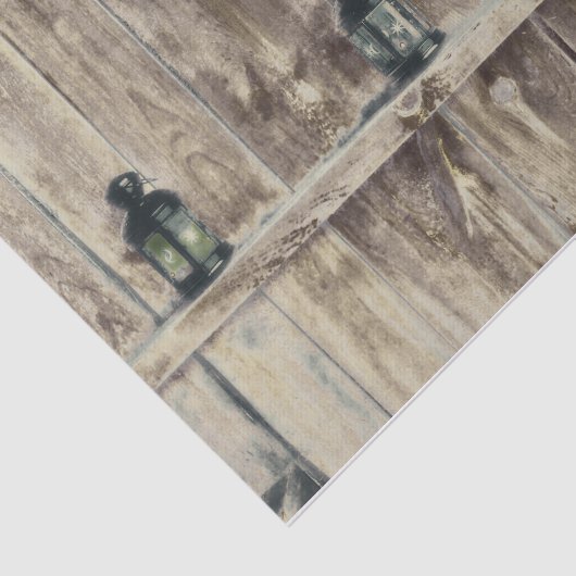 Rustige Westerne landschoorstenen Tissuepapier (Detail)