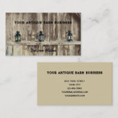 Rustige Westerne landschoorstenen Visitekaartje (Voorkant / Achterkant)