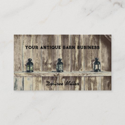 Rustige Westerne landschoorstenen Visitekaartje (Voorkant)