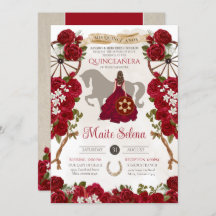 Rustige Westerne rozen Floral Charro Quinceanera