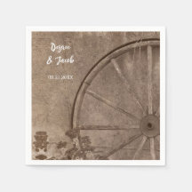 Rustige Westerne Sepia Tone Country Wagon Wheel