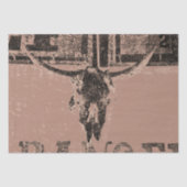  Rustige Westerne stip Bruin Verhard Tissuepapier (Voorkant)