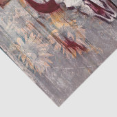 Rustige Westerne stip Gele zonnebloemen Tissuepapier (Detail)