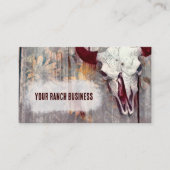 Rustige Westerne stip Gele zonnebloemen Visitekaartje (Voorkant)