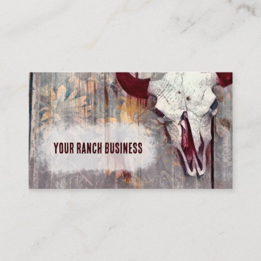 Rustige Westerne stip Gele zonnebloemen Visitekaartje (Voorkant)