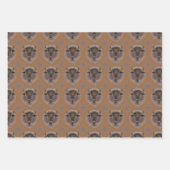 Rustige Westerne vlakten Bison Inpakpapier Vel (Voorkant)