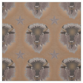 Rustige Westerne vlakten Bison Stof