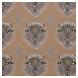 Rustige Westerne vlakten Bison Stof