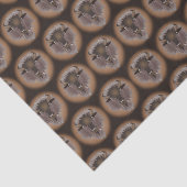 Rustige Westerne vlakten Bison Tissuepapier (Detail)