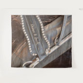 Rustige Westerse Paarden Foto Booth Achtergrond vo Wandkleed (Voorkant (horizontaal))