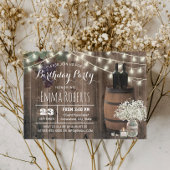 Rustige Wijnloop Floral Jar Winery Birthday Kaart