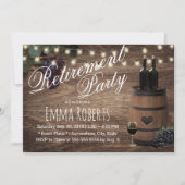 Rustige wijnloop Land wijnbouw Kaart (Voorkant)