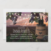 Rustige wijnstok in het land kaart (Voorkant)