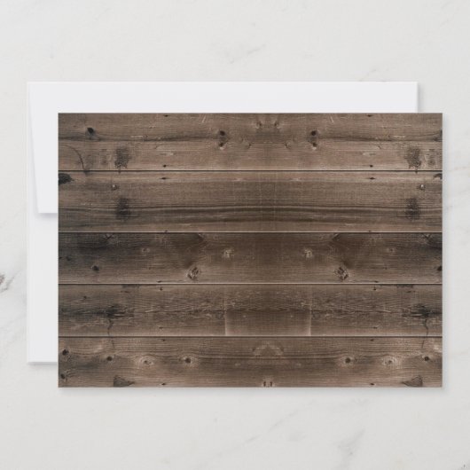 Rustige wijnstok in het land kaart (Achterkant)