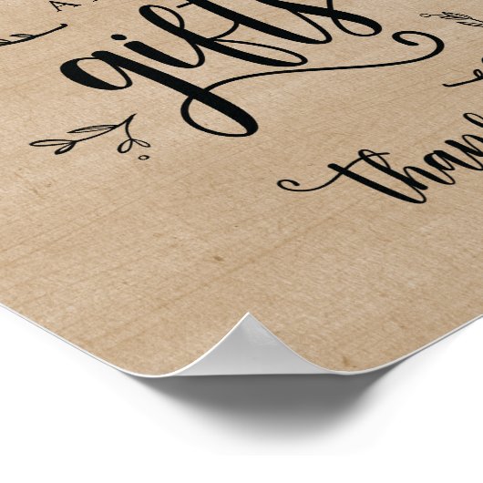 Rustige wijnstokkaarten en Poster voor cadeaubonne (Hoek)