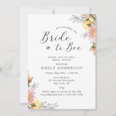 Rustige Wildbloembride voor Vrijgezellenfeest bij  Kaart (Voorkant)