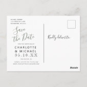 rustige wilde bloemen melkemmer , met uitzondering briefkaart (Achterkant)