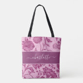 Rustige  wilde bloemen tote bag (Achterkant)