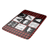 Rustige wilde dieren Buffalo Lumberjack Pset Badmat (Gekanteld)