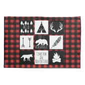 Rustige wilde dieren en buffelkoepels kussensloop (Achterkant)