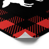 Rustige wilde dieren en buffelkoepels poster (Hoek)