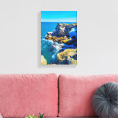 Rustige Wilde Natuur aan het Strand  Canvas Afdruk (Insitu (Woonkamer))