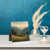 Rustige wildernis - Schilderachtig weide en bergmu Fotoplaat (Insitu)