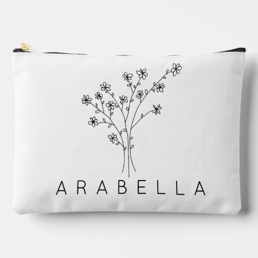 Rustige Wildflower Bridesmaid Etui (Voorkant)