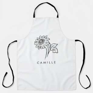 Rustige Wildflower Bridesmaid Schort