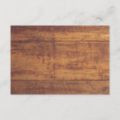 Rustige winter BabyShower Diaper over rotting Informatiekaartje (Achterkant)