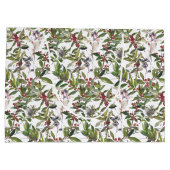 Rustige Winter Berries Holiday Large Gift Bag Groot Cadeauzakje (Achterkant)